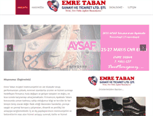 Tablet Screenshot of emretaban.com